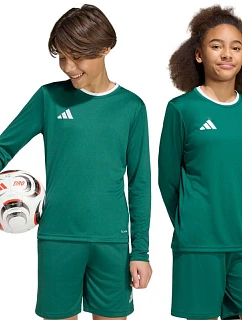 Adidas Entrada 26 dětské tričko s dlouhým rukávem zelené KF5873