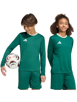 Adidas Entrada 26 dětské tričko s dlouhým rukávem zelené KF5873 Adidas Entrada 26 dětské tričko s dlouhým rukávem zelené KF5873