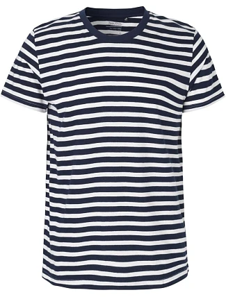 Neutral O 61001 Pánské tričko z bio bavlny 77.6101 white/navy stripe Neutral O 61001 Pánské tričko z bio bavlny 77.6101 white/navy stripe