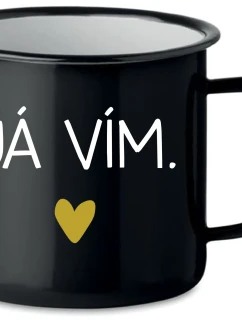 JÁ VÍM. - černý plecháček 350 ml