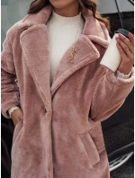 Dámský zimní kabát GLAMFUR dlouhý kožich růžový FashionStreet TY4700 Dámský zimní kabát GLAMFUR dlouhý kožich růžový FashionStreet TY4700