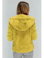 Žlutá plyšová bunda s kapucí (2019) Žlutá plyšová bunda s kapucí (2019)