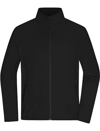 Daiber JN 1860 Pánská strečová fleecová bunda 02.1860 black/black