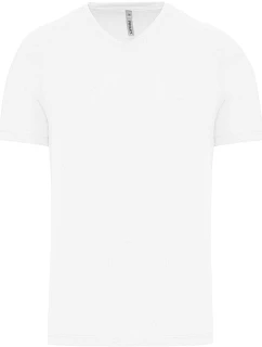 Kariban ProAct PA 476 Pánské sportovní tričko s výstřihem do V 20.P476 white