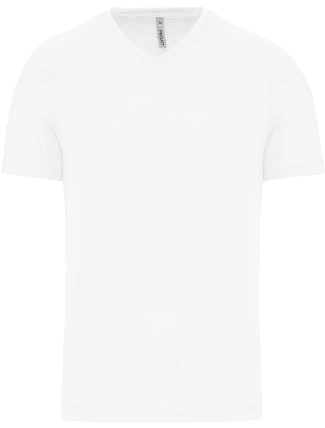 Kariban ProAct PA 476 Pánské sportovní tričko s výstřihem do V 20.P476 white Kariban ProAct PA 476 Pánské sportovní tričko s výstřihem do V 20.P476 white