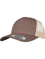 Flexfit 6506 5 panelová Retro Trucker kšiltovka 55.6506 brown/khaki
