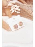 Náušnice s čirurami zlatooranžové