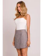 M854 Mini sukně - grafitová M854 Mini sukně - grafitová