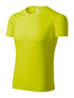 Pixel tričko unisex neon yellow