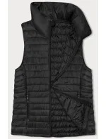 Tenká černá dámská vesta se stojáčkem (16M9072-392) Tenká černá dámská vesta se stojáčkem (16M9072-392)