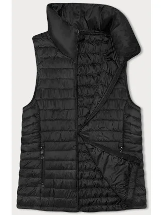 Tenká černá dámská vesta se stojáčkem (16M9072-392) Tenká černá dámská vesta se stojáčkem (16M9072-392)