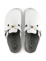 Birkenstock women's clogs Boston ESD White natural leather medical flip-flops narrow narrow (0061378) dámské Birkenstock women's clogs Boston ESD White natural leather medical flip-flops narrow narrow (0061378) dámské
