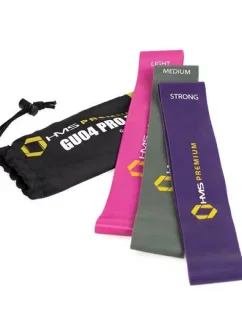 Cvičební gumy HMS PRO SET GU04