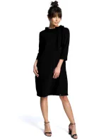 B070 Oversized šaty s páskem na zavazování - fialové B070 Oversized šaty s páskem na zavazování - fialové