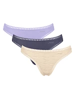 Dámská tanga GO Crush String C3P - Lilac - lila M026 - SLOGGI