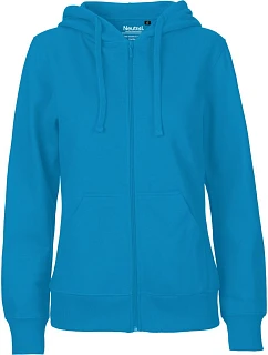 Neutral O 83301 Dámská mikina s kapucí z bio bavlny 77.8331 sapphire