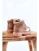 Dětské boty traper Zlate růžove Dexter