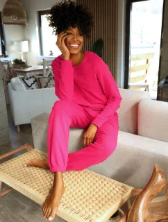 Tepláková souprava Venezia Raspberry - Dkaren