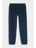 Chlapecké Kalhoty Jogger Casual Hladké 4F Tmavě Modré 4FJWMM00TTROM0812-31S