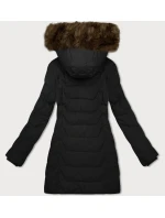 Černo-béžová dámská bunda s kapucí J Style (16M9121-392B) Černo-béžová dámská bunda s kapucí J Style (16M9121-392B)