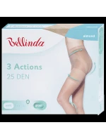 Formující punčochové kalhoty 3ACTIONS 25 DEN - BELLINDA - almond