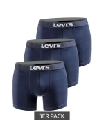 Pánské boxerky Levi's 3-Pack tmavě modré bavlněné boxerky
