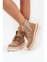 Dámské Botky Trapery Na Platformě Camel Liorae