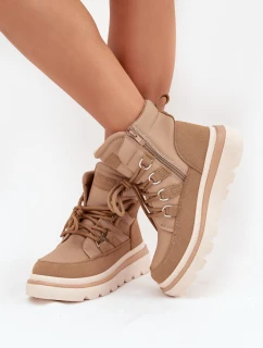 Dámské Botky Trapery Na Platformě Camel Liorae