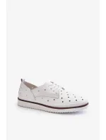 Dámské kožené boty, bílá S.Barski Dámské kožené boty, bílá S.Barski