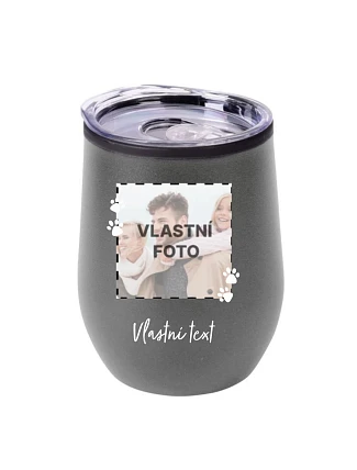 Personalizovaný termohrnek "BOWL" s fotkou mazlíčka a textem Personalizovaný termohrnek "BOWL" s fotkou mazlíčka a textem