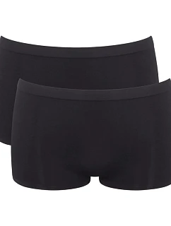 Dámské kalhotky GO Sense Short 2P - BLACK - černé 0004 - SLOGGI