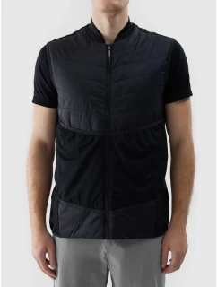 Pánská černá pánská běžecká vesta Primaloft eco 4F