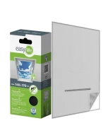 MOSKYTIÉRA NA STŘEŠNÍ OKNO 140X170 ČERNÝ POLYESTER + PÁSEK NA SUCHÝ ZIP