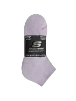 Skechers 5pk Unisex 1/2 Terry Qtr Crew S602095-501 Fialové 35–38
