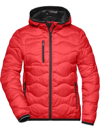 Daiber JN 1155 Dámská prošívaná bunda 02.1155 red/black Daiber JN 1155 Dámská prošívaná bunda 02.1155 red/black