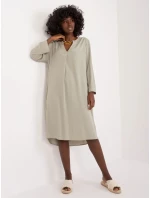 Šaty D73761M30430A khaki