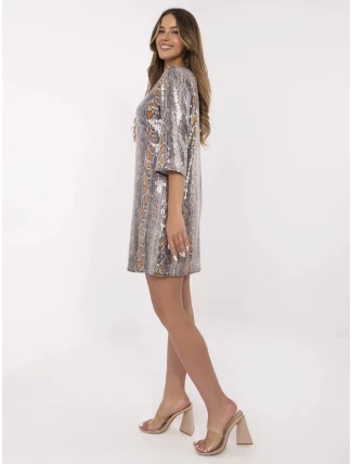 Šaty LK SK 509940.55 tmavě lila