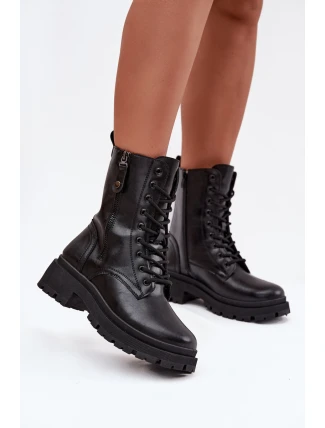 Dámské zateplené workery s dvojitým zipem Perlina – černé