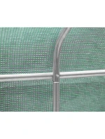 ZAHRADNÍ TUNEL 200x350x200 cm PE KONSTRUKCE ZELENÁ OCEL
