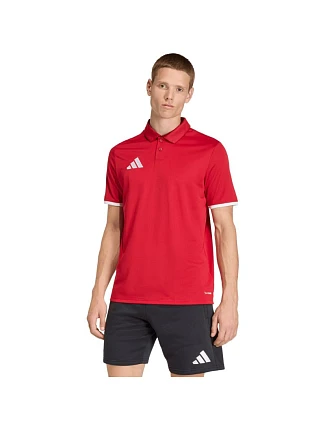 Pánské tričko adidas Entrada 26 Polo červené JZ6664 pánské