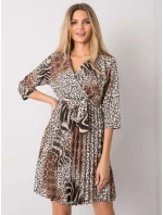 Šaty DHJ SK 11092A 2.01P černá a béžová