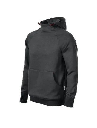 Pánská mikina s kapucí MLI-W4394 Tmavě šedá - Rimeck