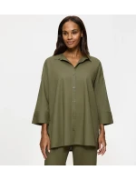 Summer Wear Boyfriend Shirt - SAGE GREEN - TRIUMPH SAGE GREEN - TRIUMPH