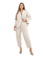 IT kalhoty SP FL9665.14 světle béžové