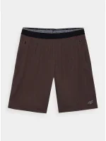 Pánské sportovní rychleschnoucí šortky 4F - hnědé