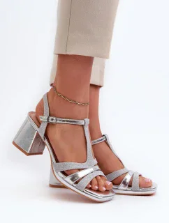 Sandály na podpatku model 197571 Step in style