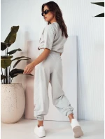 Dámská tepláková souprava HOLTY light grey FashionStreet AY1026 Dámská tepláková souprava HOLTY light grey FashionStreet AY1026