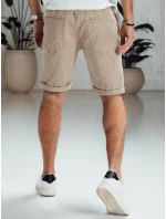 Pánské džínové šortky béžové FashionStreet SX2549