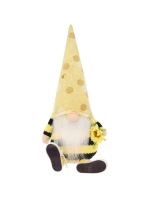 DUCH GNOM SEDÍCÍ PRAVDA 35+6CM V TRAMPSKÝCH JARNÍCH DEKORACÍCH dětské