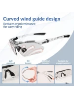 Sportovní brýle Rockbros 0089 silver polarised